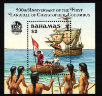 Bahamas Block 68 Postfrisch Kolumbus #JH862 - Bahama's (1973-...)