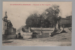 CPA - 12 - Villefranche-de-Rouergue - Promenade Du Petit Languedoc - Non Circulée - Villefranche De Rouergue