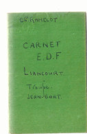 Rarre Scout Carnet E.D.F. Liancourt Troupe Jean Bart   Par Ch Ramelot Avec Signature  Avant  Guerre1940  47 Pages - Movimiento Scout