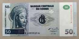 Congo - 50 Francs 1997 1st Issue Hard To Find - P. 89 AUNC/UNC Conditions - Very Rare NOT SPECIMEN!!! - Democratic Republic Of The Congo & Zaire