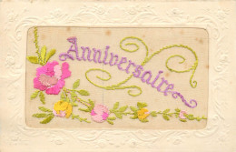 CARTE BRODEE ANNIVERSAIRE - Ricamate