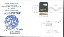 US Space Cover 1971. "Apollo 15" Launch. Goldstone MSFN Station Tracking - Estados Unidos
