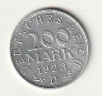 200 MARK 1923  D   DUITSLAND /104/ - 200 & 500 Mark