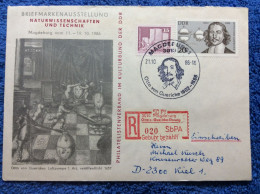 DDR - 1986 R-Brief Aus Magdeburg - SST "Otto Von Guericke 1602-1686" (2DMK038) - Briefe U. Dokumente