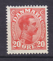 Denmark 1925 Mi. 146, 20 Øre Chr. X., MNH* (2 Scans) - Neufs