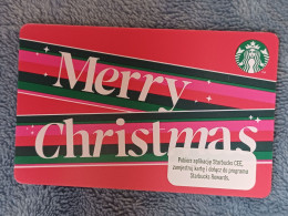 GIFT CARD - STARBUCKS - POLAND - 1578 - MERRY CHRISTMAS - Gift Cards