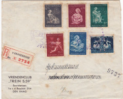 PAESI BASSI - STORIA POSTALE - BUSTA  - GRAVENHAGE - VIAGGIATA - 1944 - Covers & Documents