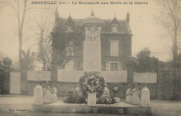 60 - Andeville - Le Monument Aux Morts De La Guerre   **CPA Vierge ** - Autres & Non Classés