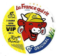 Etiquettes De Fromage     La France Qui Rit   32 Portions + 8 Vignettes  (Tour De France) - Quesos
