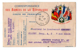 TB 4825 - Carte En Franchise Militaire Avec Divers Signatures - M. Paul DARROUY, Café TANTONVILLE à ALGER ( Algérie) - Lettres & Documents