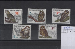 CSSR Birds Theme Michel Cat.No. Mnh/** 2875/2879 - Unused Stamps