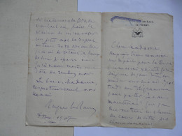 LETTRE AUTOGRAPHE - CORRESPONDANCE : POISSY - Russie 1907 - Historische Dokumente