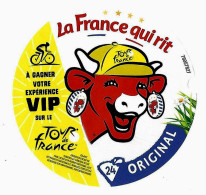 Etiquettes De Fromage     La France Qui Rit   24 Portions + 8 Vignettes  (Tour De France) - Fromage