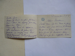 LETTRE AUTOGRAPHE - CORRESPONDANCE : Vaudeville - SARCEY 1907 - Historical Documents