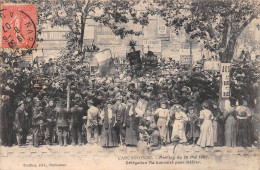 CARCASSONNE (Aude) - Meeting Du 26 Mai 1907 - Délégation Narbonnaise Pour Défiler - Révolte Vignerons - Voyagé (2 Scans) - Carcassonne