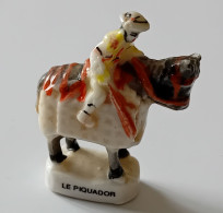 FEVE  - FEVES -   "LE PIQUADOR" - PICADOR - TAUROMACHIE - CORRIDA - TAUREAU  CHEVAL - Autres & Non Classés