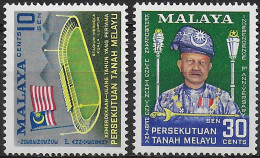 1958 Malayan Federation Indipendence 1st 2v. MNH SG N. 8/9 - Otros & Sin Clasificación