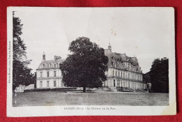 CPA - Ognon -(Oise) - Le Château Vu Du Parc - Sonstige & Ohne Zuordnung