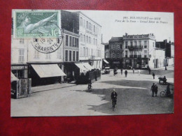 F23 - 17 - Rochefort Sur Mer - Place De La Poste - Grand Hotel De France - 1924 - Timbre J.O. De Paris - Rochefort