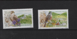 Ungarn Birds Theme Michel Cat.No. Mnh/** 4549/4550 - Unused Stamps