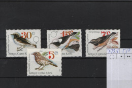 Zypernbirds Theme Michel Cat.No. Mnh/**  773/776 - Nuovi