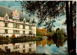 Château D'AZAY-LE-RIDEAU.  LE LOT DE 2 CPSM.        TRES BON ETAT.  Voir 2 SCANS - Azay-le-Rideau