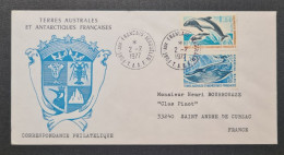 TAAF,  Timbres Numéros 64 Et 65 Oblitérés De Kerguelen Le 2/2/1977. - Brieven En Documenten