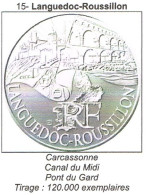 Pièce 10 Euros Argent 2011 Région Languedoc Roussillon - Colecciones