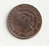 1 CENTIME 1877 A   FRANKRIJK /113/ - 1 Centime