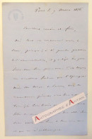 ● L.A.S 1865 écrite De PONS Monseigneur BOUDINET évêque D'AMIENS Né à Saint Rogatien (Charente Maritime) - Lettre Bishop - Andere & Zonder Classificatie