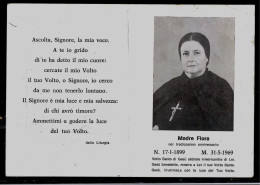 **   Madre FLORA DE SANTIS  Nel Tredicesimo Anniversario  ** - Devotieprenten