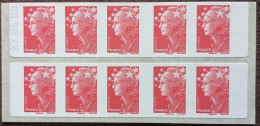 4197-C9 Date 27.05.09 Carnet Beaujard 10 TVP Rouge Faciale 14.30€ - Modern : 1959-…