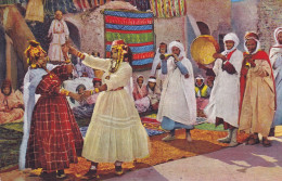 SCENES ET TYPES D'AFRIQUE DU NORD - Danse Arabe - Scenes