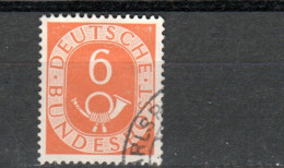 BUNDESPOST : 12 (0) – 1951-2 – Cor Postal - Posthoorn - Gebruikt