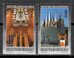 HUNGARY 3411-2 ** MNH Europe CEPT 1992 - ART - Neufs