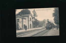 Châtenay Sr Seine - La Gare  - J. Lelu - Animée Train - Other & Unclassified