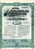 BANCO PENINSULAR MEXICANO - Banco & Caja De Ahorros