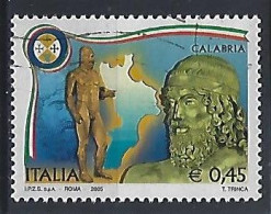 Italy 2005  Regionen Italiens  (o) Mi.3022 - 2001-10: Usados