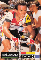 Vélo - Cyclisme -  Coureur  Cycliste Bernard Hinault - Team Look  - Wielrennen