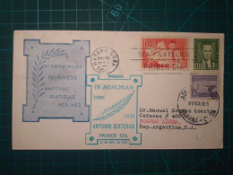 CUBA, Enveloppe FDC Commémorative De "In Memoriam Antonio Guiteras Holmes" Avec Cachet De La Poste Et Timbre-poste Spéci - FDC