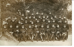 Ref 4 - Carte-photo : Militaires Camp De Coetquidan à Saint Malo De Beignon En 1913  . - Guer Cötquidan