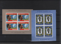 Ghana Michel Cat.No. Mnh/**  106/108 + Sheet 3/5 - Ghana (1957-...)