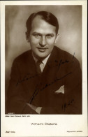 CPA Schauspieler Wilhelm Dieterle, Portrait, Autogramm - Acteurs