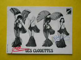 Les Clodettes ,avec 2 Autographes - Dans