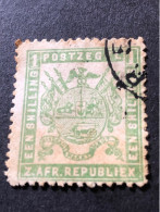 TRANSVAAL. SG 174 1s Green. P12. FU. - Transvaal (1870-1909)