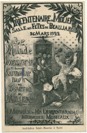 TOURS - Institution St Maurice 1922, Programme Du Tricentenaire De Molière, Carte En L'état - Tours