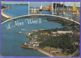 Carte Postale 29. L'Aber Wrac'h Vue Aérienne   Très Beau Plan - Altri & Non Classificati