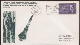 US Space Cover 1962. Schirra "Mercury - Atlas 8" - Verenigde Staten