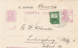 Cuba Entier Postal Pour La Hongrie 1926 - Brieven En Documenten