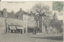 Ch 18 Cher Vierzon Place De La Mairie Rare - Vierzon